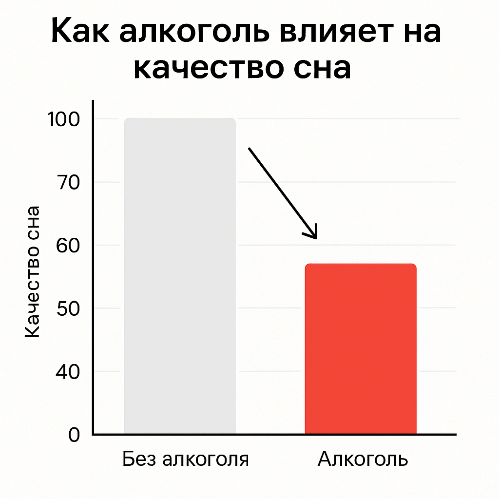 Как алкоголь влияет на качество сна